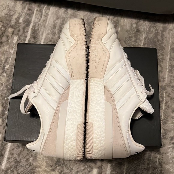 Adidas X Alexander Wang BBall Leather Sneakers in Core White - Picture 6 of 15